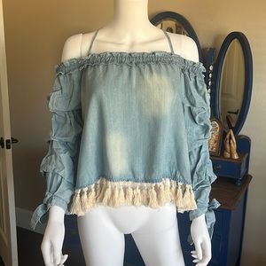 *NWT* Vintage Havana off the shoulder top